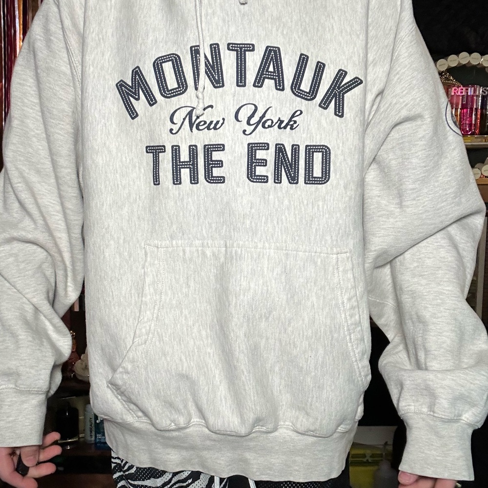 Kai-Kai Montauk New York Hoodie “The End” Pullover Sweatshirt Size XXL